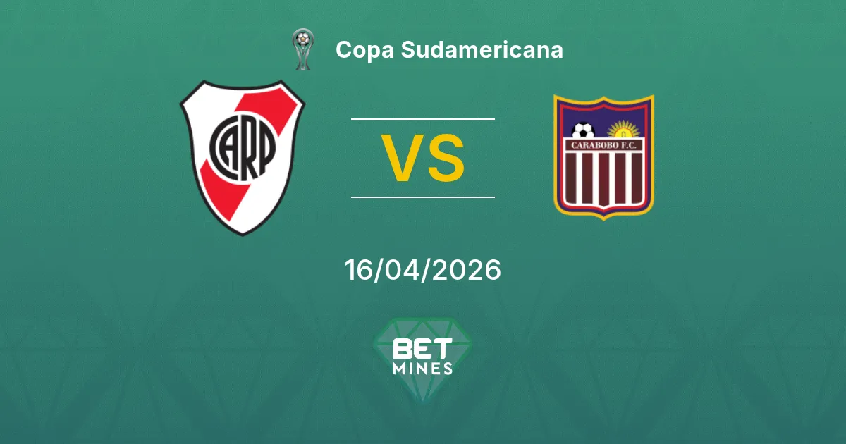 River Plate vs Carabobo Pronóstico: Previa y Análisis del Partido | Copa Sudamericana 16-04-2026