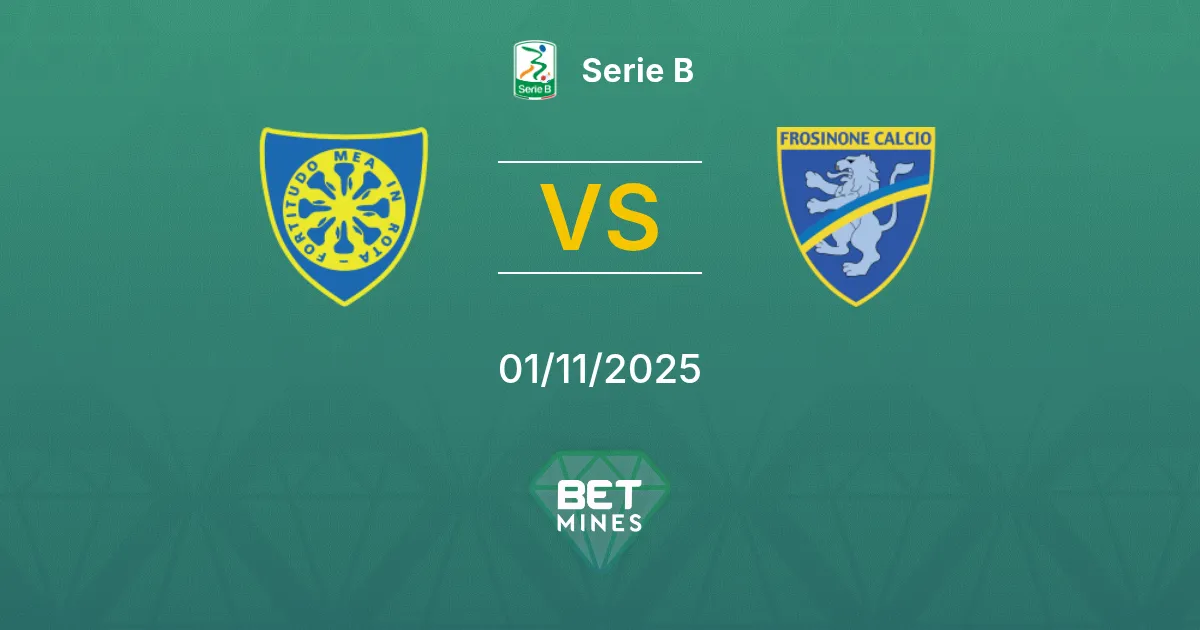 Carrarese vs Frosinone Pronostico: Anteprima e Analisi della Partita | Serie B 01-11-2025