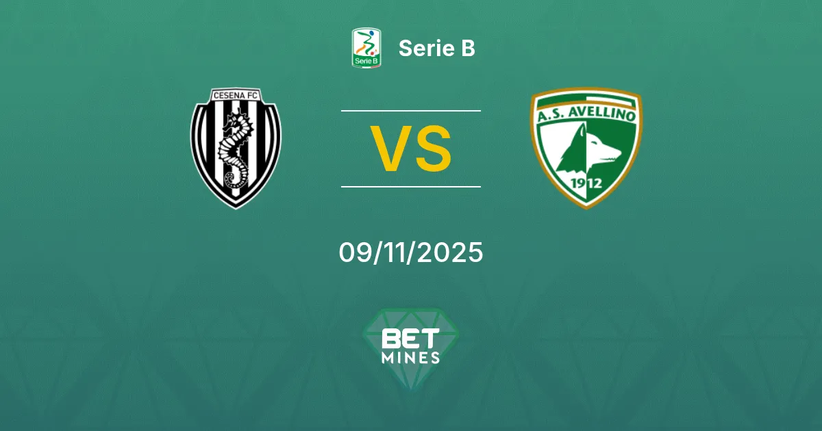 Cesena vs Avellino Prediction: Match Preview and Analysis | Serie B 09-11-2025