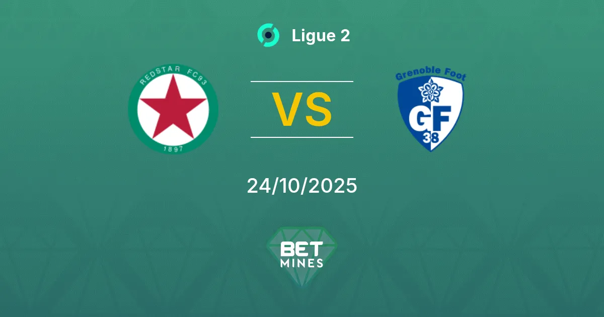 Red Star vs Grenoble Foot 38 Pronostico: Anteprima e Analisi della Partita | Ligue 2 24-10-2025
