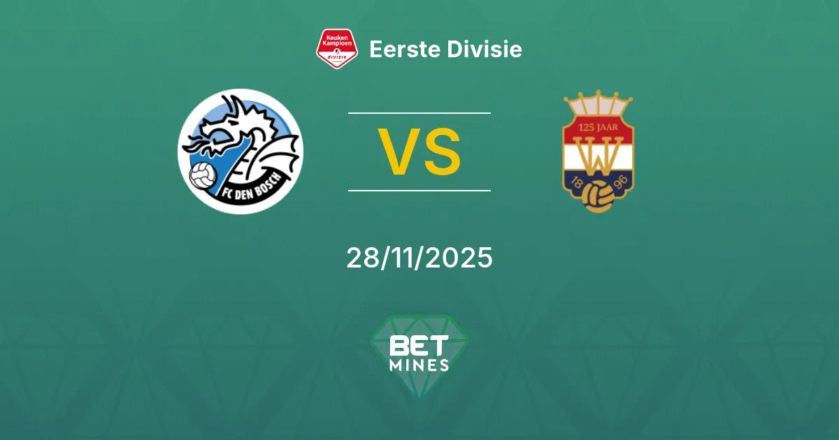 FC Den Bosch vs Willem II Prediction: Match Preview and Analysis | Eerste Divisie 28-11-2025