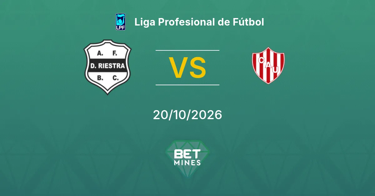 Deportivo Riestra vs Unión Santa Fe Pronóstico: Previa y análisis del partido | Liga Profesional de Fútbol 20-10-2026