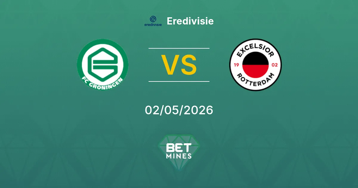 FC Groningen vs Excelsior Pronostico: Analisi e Anteprima | Eredivisie 02-05-2026