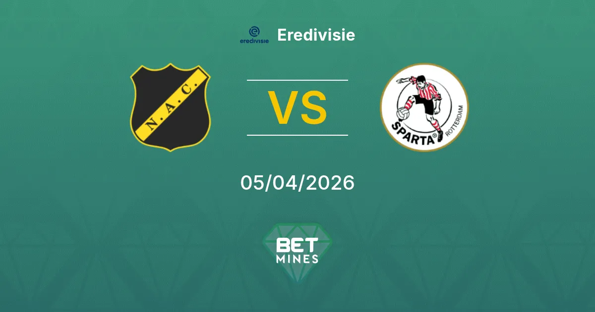NAC Breda vs Sparta Rotterdam Pronóstico: Previa y Análisis del Partido | Eredivisie 05-04-2026