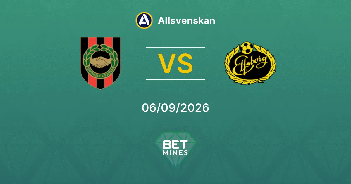 Pronostico Brommapojkarna vs Elfsborg: Anteprima e Analisi della Partita | Allsvenskan 06-09-2026
