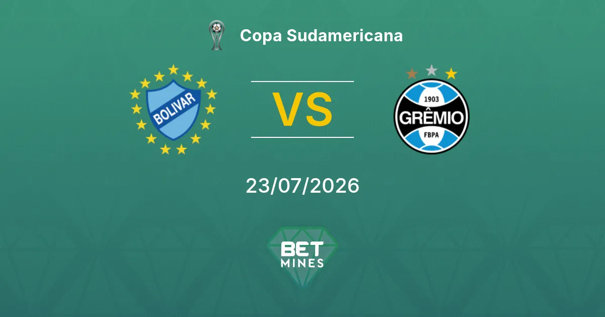 Club Bolívar x Grêmio Palpite: Prévia e Análise da Partida | Copa Sudamericana 23-07-2026