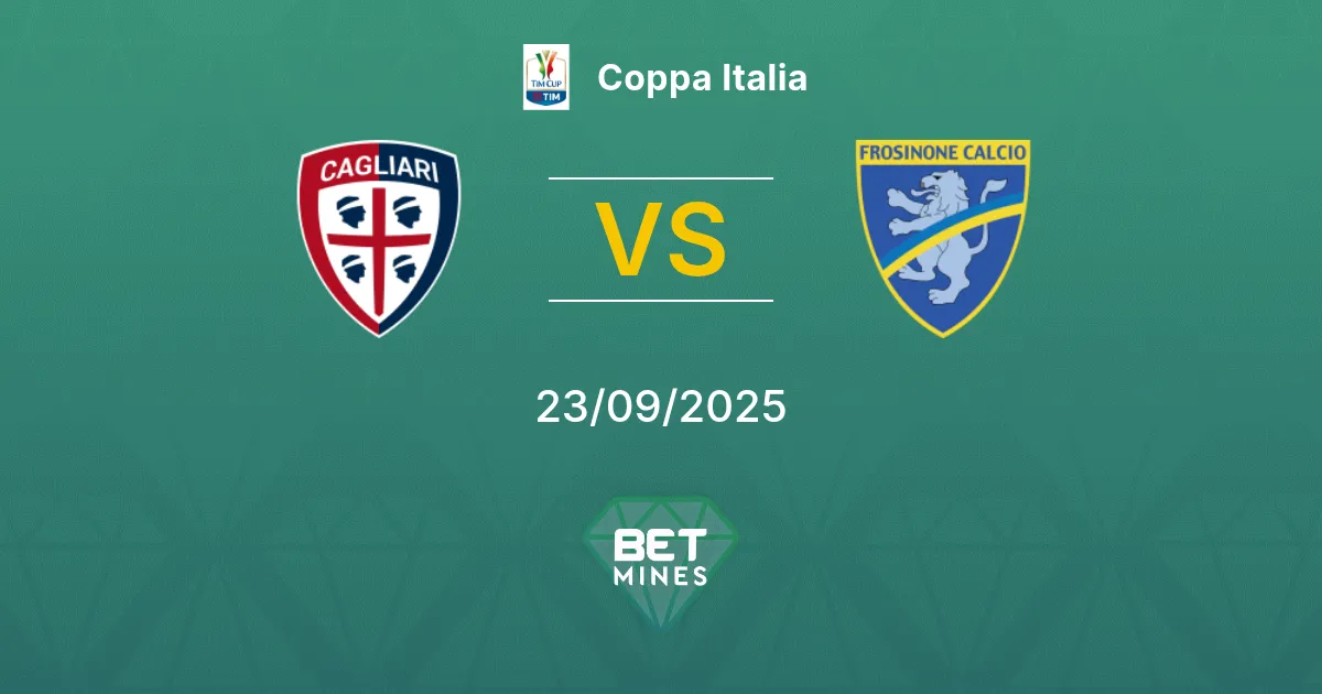 Cagliari vs Frosinone Prediction: Match Preview and Analysis | Coppa Italia 23-09-2025