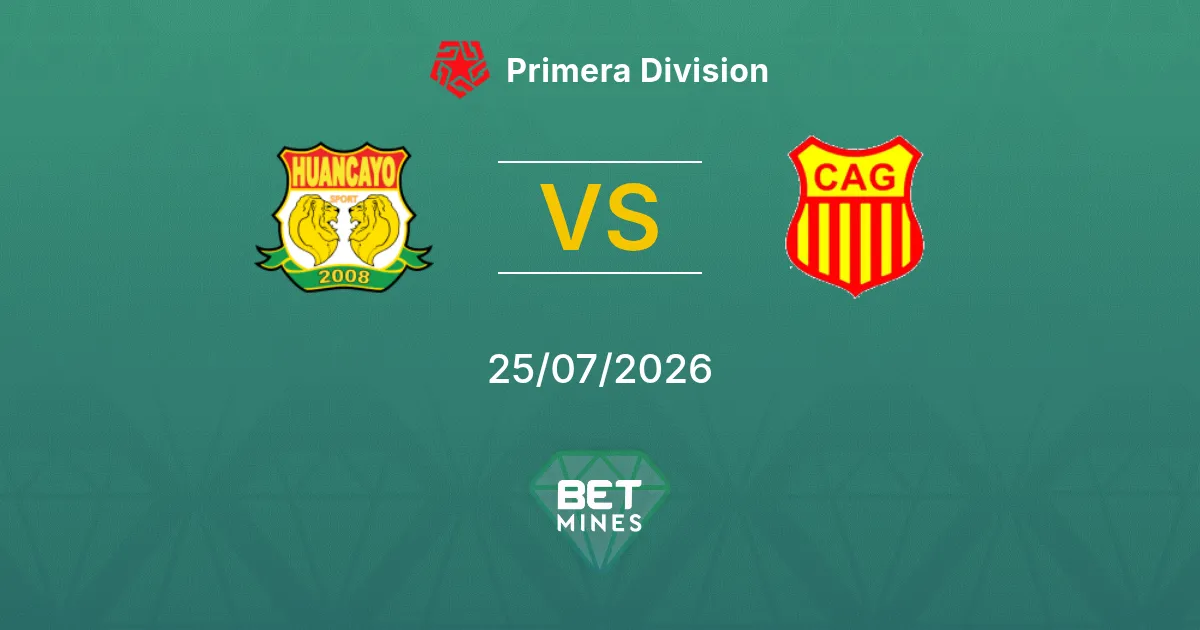 Pronostic Sport Huancayo vs Atlético Grau : Aperçu et Analyse du Match | Primera Division 25-07-2026