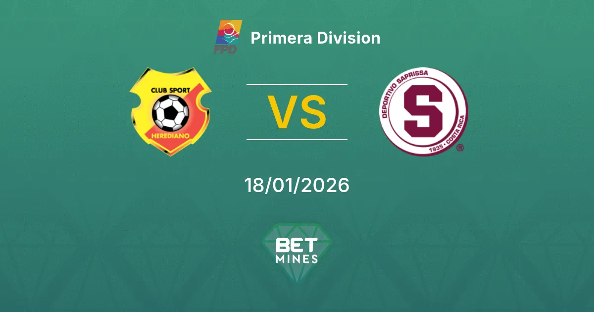 Herediano vs Deportivo Saprissa Prediction: Match Preview and Analysis | Primera Division 18-01-2026