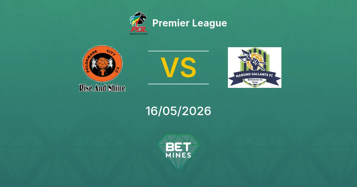 Polokwane City vs Marumo Gallants FC Pronostico: Anteprima e Analisi della Partita | Premier League 16-05-2026