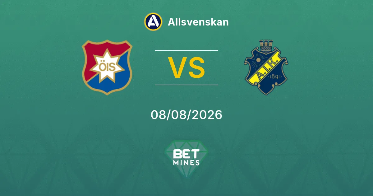 Palpite Örgryte x AIK: Prévia e Análise da Partida | Allsvenskan 08-08-2026