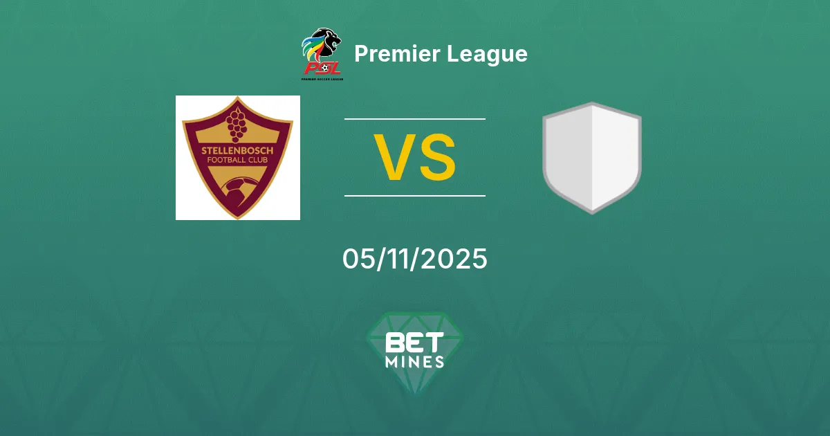 Stellenbosch vs Siwelele Prediction: Match Preview and Analysis | Premier League 05-11-2025