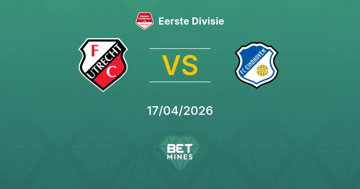 Jong FC Utrecht vs FC Eindhoven Pronóstico: Previa y Análisis del Partido | Eerste Divisie 17-04-2026