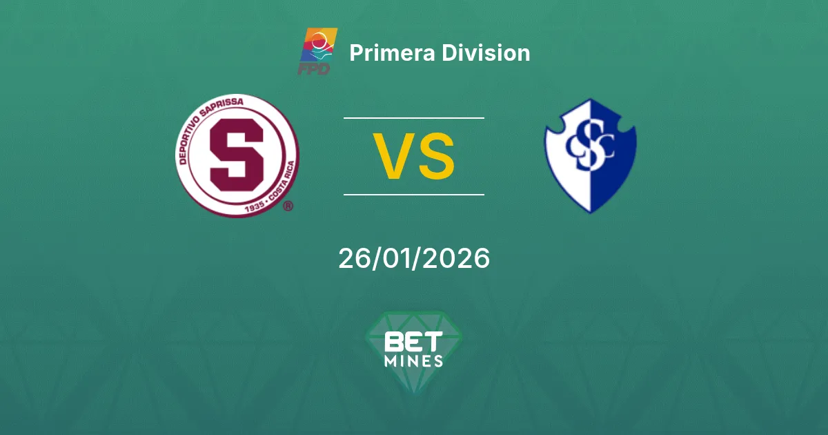 Deportivo Saprissa vs Cartaginés Prediction: Match Preview and Analysis | Primera Division 26-01-2026
