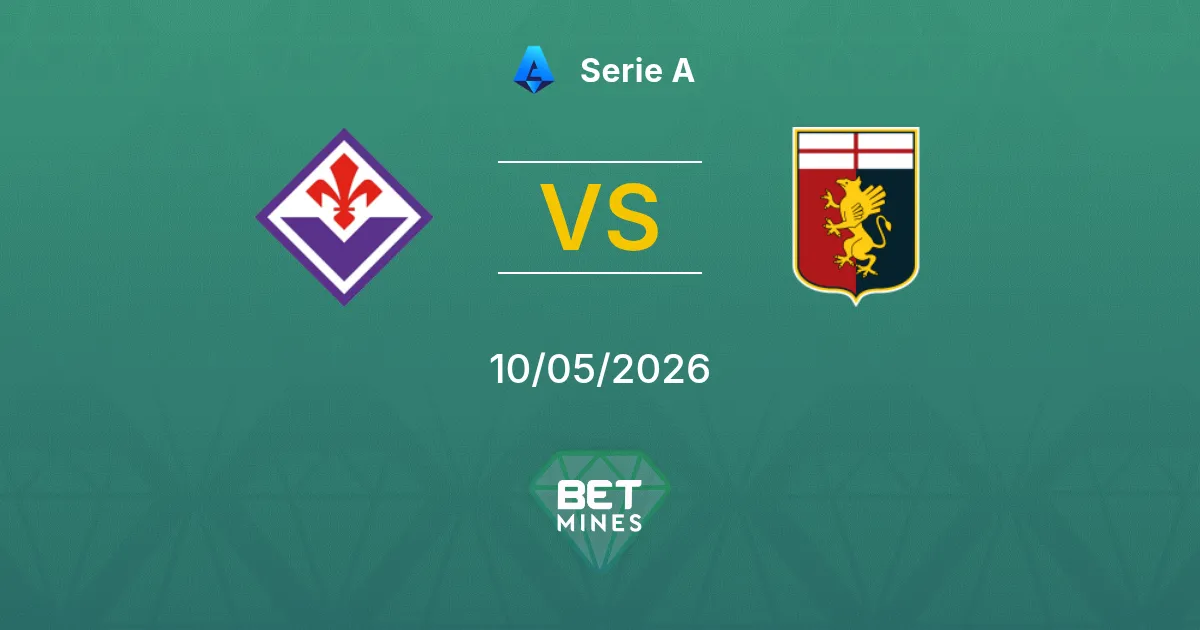 Fiorentina vs Genoa Pronóstico: Previa y Análisis del Partido | Serie A 10-05-2026