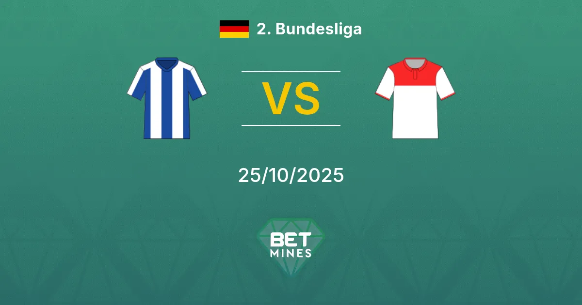Hertha BSC vs Fortuna Düsseldorf Prediction: Match Preview and Analysis | 2. Bundesliga 25-10-2025