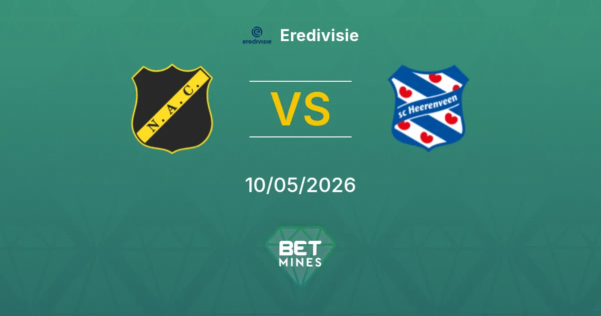 NAC Breda vs SC Heerenveen Pronóstico: Previa y Análisis del Partido | Eredivisie 10-05-2026