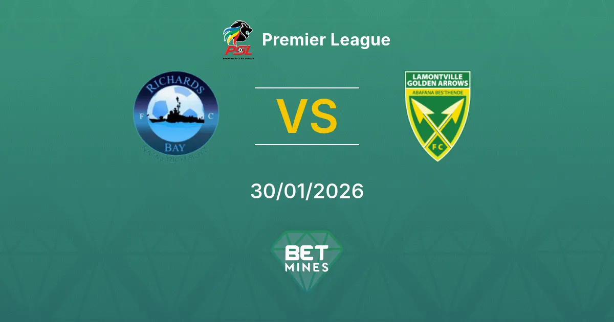 Richards Bay vs Golden Arrows Prediction: Match Preview and Analysis | Premier League 30-01-2026