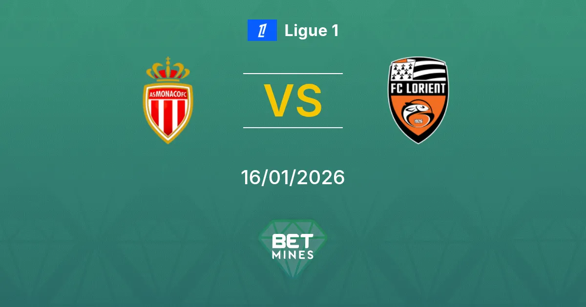 Monaco vs Lorient Pronostico: Anteprima e Analisi della Partita | Ligue 1 16-01-2026