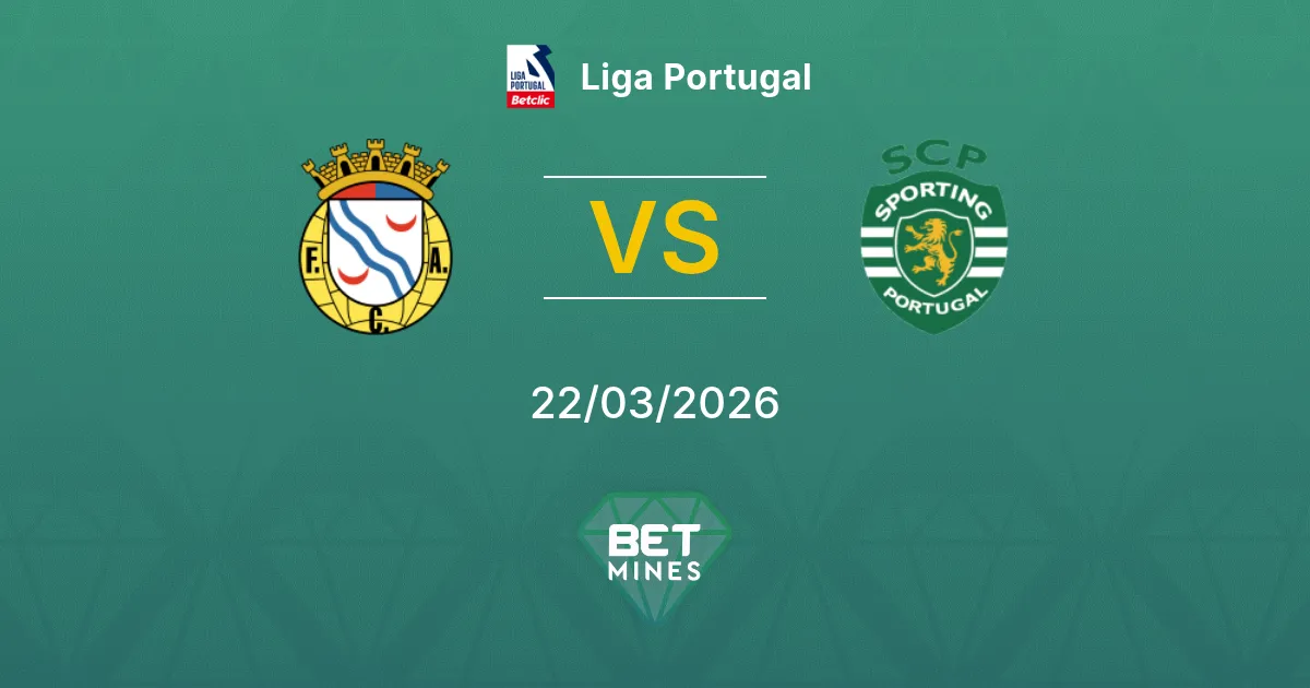 Alverca vs Sporting CP Pronostic : Aperçu et Analyse du Match | Liga Portugal 22-03-2026