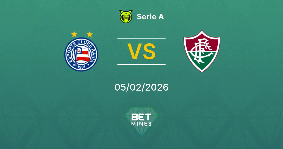 Bahia vs Fluminense Prediction: Match Preview and Analysis | Serie A 05-02-2026