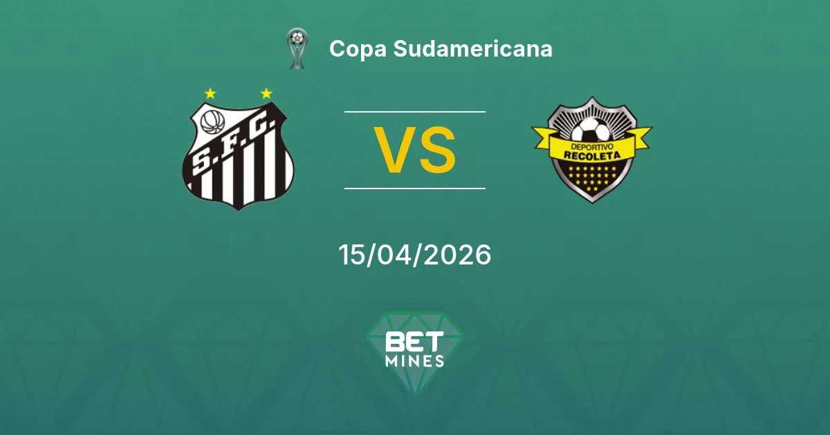 Santos vs Deportivo Recoleta Pronóstico: Previa y Análisis del Partido | Copa Sudamericana 15-04-2026
