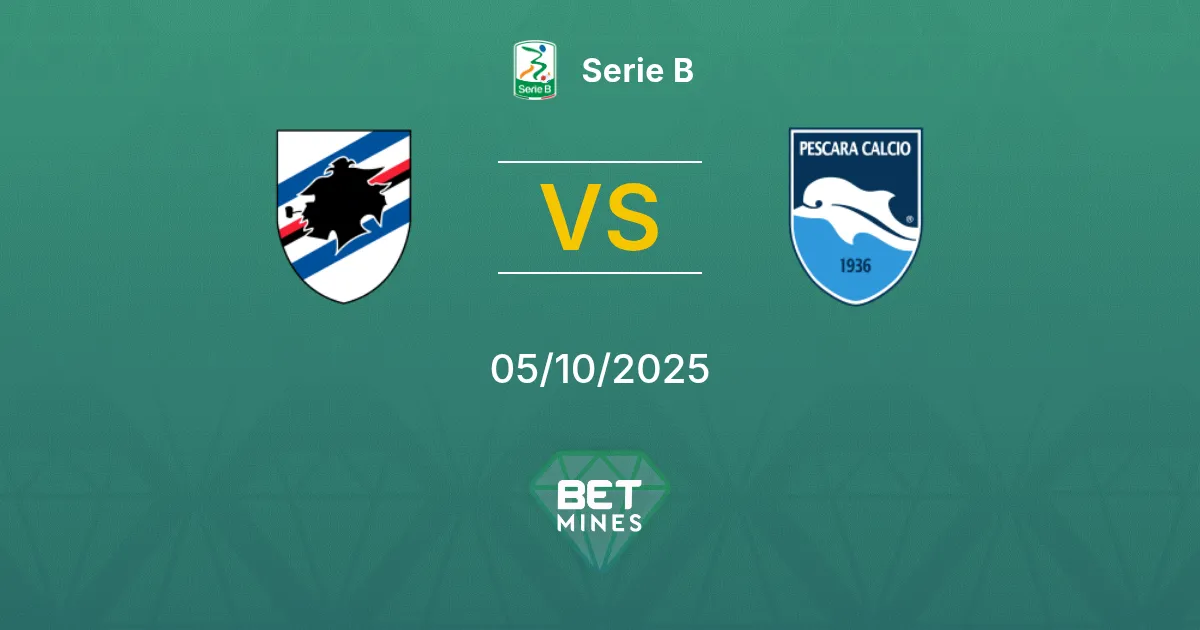 Sampdoria vs Pescara Pronostico: Anteprima e Analisi della Partita | Serie B 05-10-2025