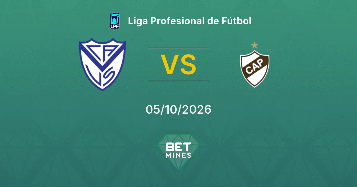 Vélez Sarsfield vs Platense - Pronóstico: previa y análisis del partido | Liga Profesional de Fútbol 05-10-2026