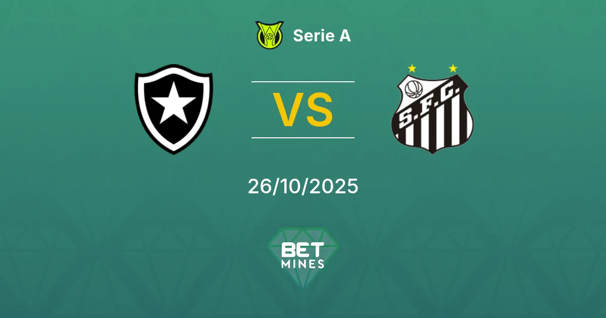 Botafogo vs Santos Pronostico: Anteprima e Analisi della Partita | Serie A 26-10-2025