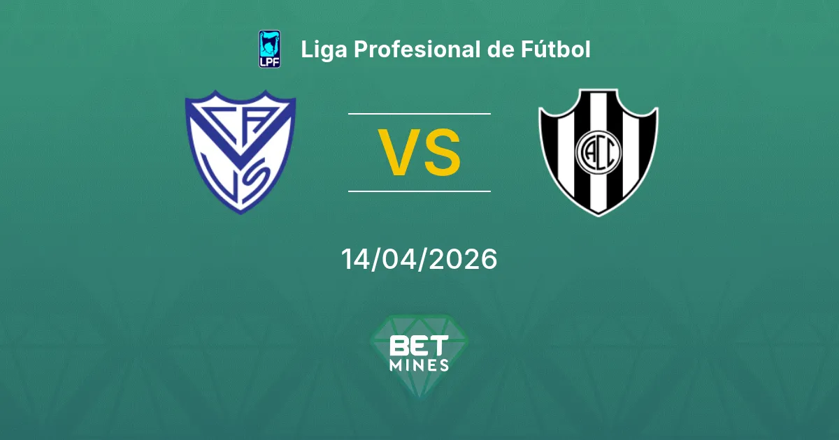 Vélez Sarsfield vs Central Córdoba SdE Pronóstico: Previa y Análisis del Partido | Liga Profesional de Fútbol 14-04-2026