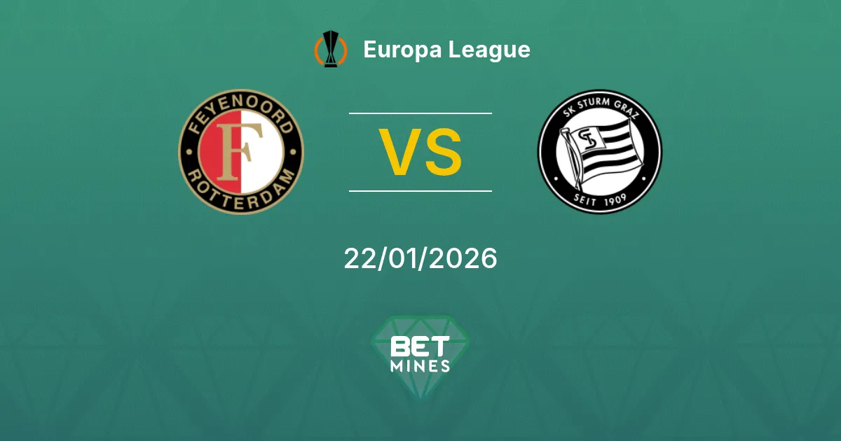 Feyenoord vs Sturm Graz Prediction: Match Preview and Analysis | Europa League 22-01-2026
