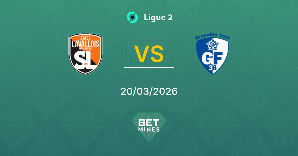 Laval vs Grenoble Foot 38 Prediction: Match Preview and Analysis | Ligue 2 20-03-2026