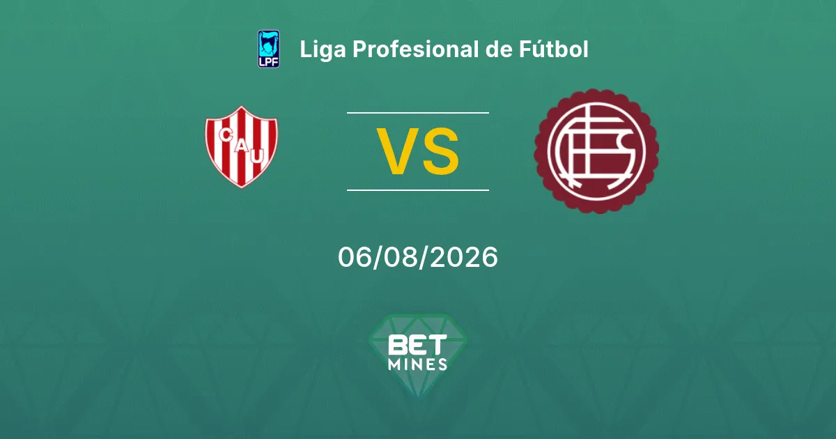Palpite Unión Santa Fe x Lanús: Prévia e Análise da Partida | Liga Profesional de Fútbol 06-08-2026