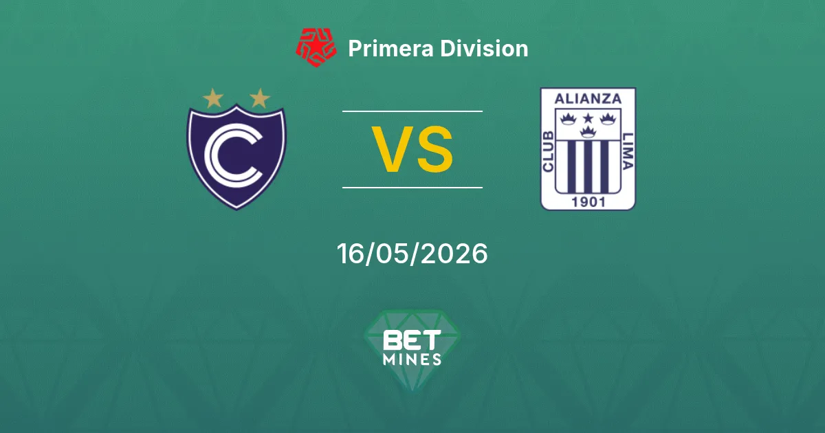 Cienciano vs Alianza Lima Pronóstico: Previa y Análisis del Partido | Primera División 16-05-2026