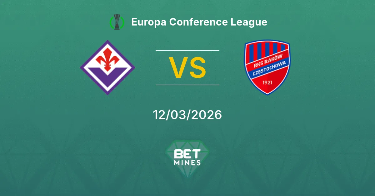 Fiorentina vs Raków Częstochowa Prediction: Match Preview and Analysis | Europa Conference League 12-03-2026