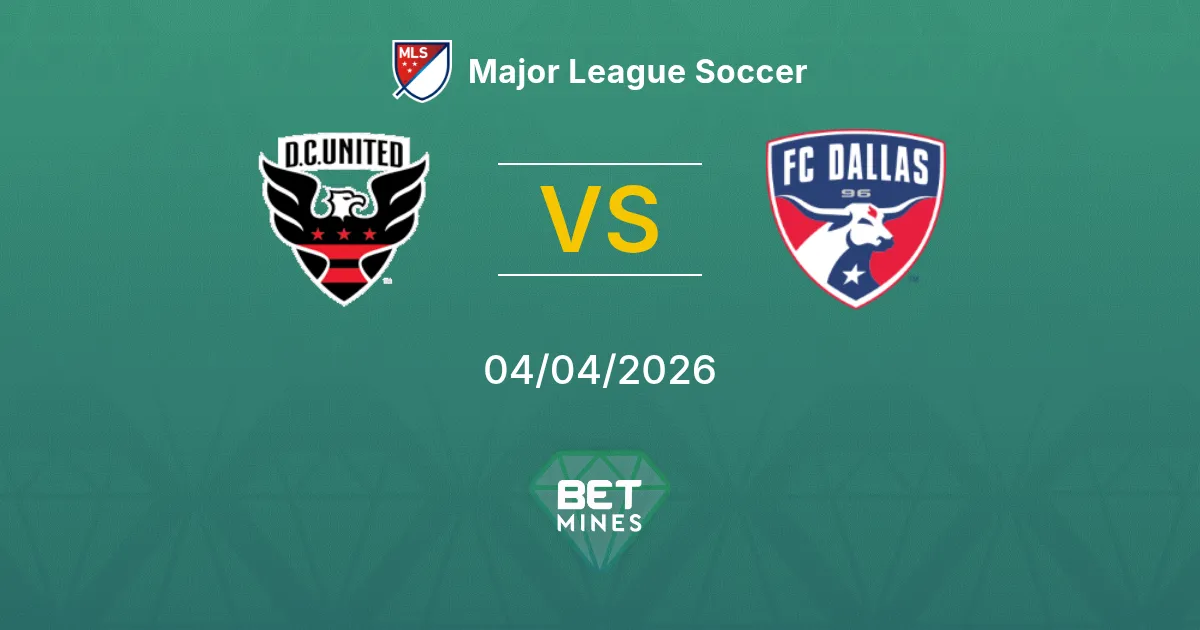 DC United vs Dallas Pronóstico: Previa y Análisis del Partido | Major League Soccer 04-04-2026