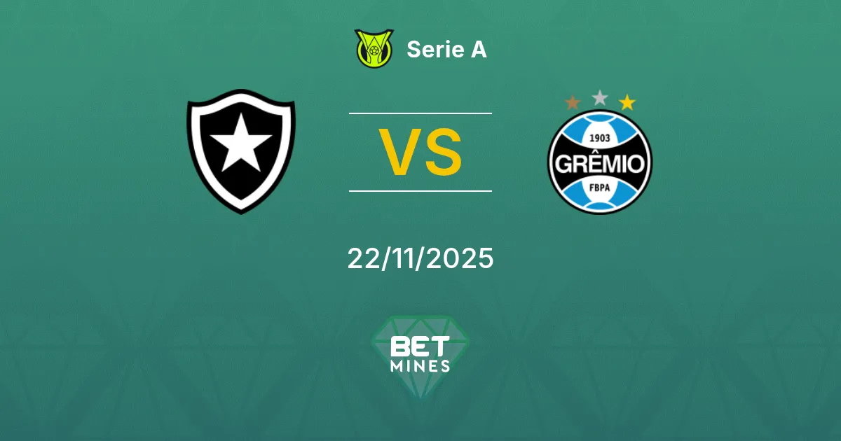 Botafogo vs Grêmio Prediction: Match Preview and Analysis | Serie A 22-11-2025
