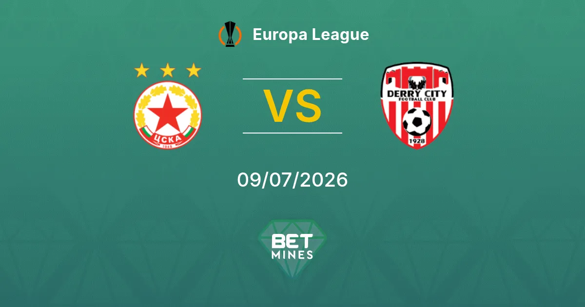 CSKA Sofia vs Derry City Prediction: Match Preview and Analysis | Europa League 09-07-2026