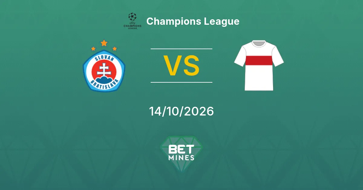 Slovan Bratislava vs VfB Stuttgart Pronostico: anteprima e analisi della partita | Champions League 14-10-2026