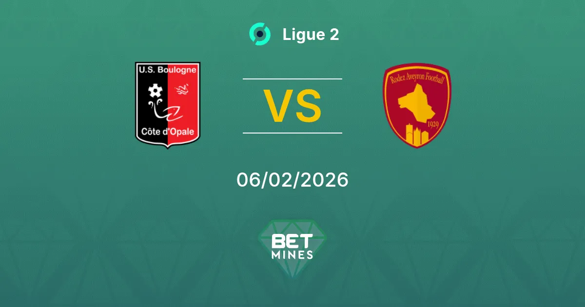 Boulogne vs Rodez Prediction: Match Preview and Analysis | Ligue 2 06-02-2026
