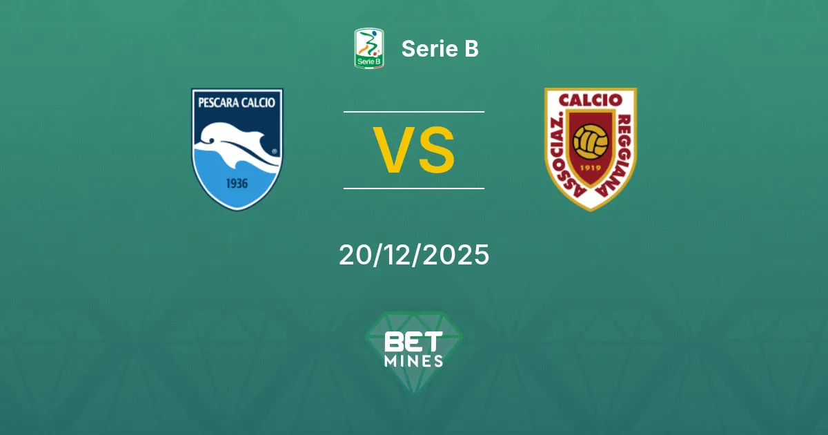 Pescara vs Reggiana Pronostico: Anteprima e Analisi della Partita | Serie B 20-12-2025