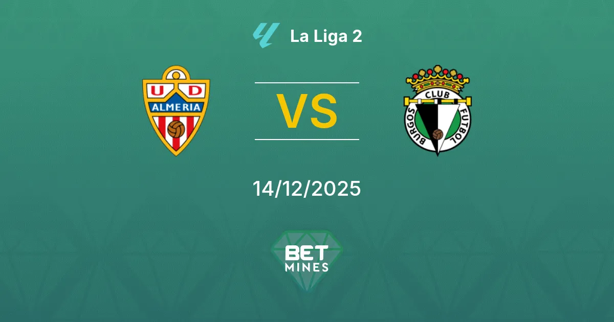 Almería vs Burgos Prediction: Match Preview and Analysis | La Liga 2 14-12-2025