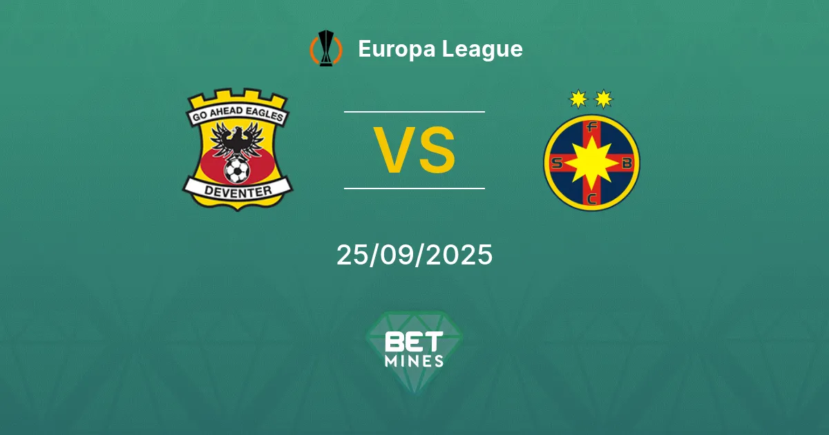 Go Ahead Eagles vs FCSB Prediction: Match Preview and Analysis | Europa League 25-09-2025