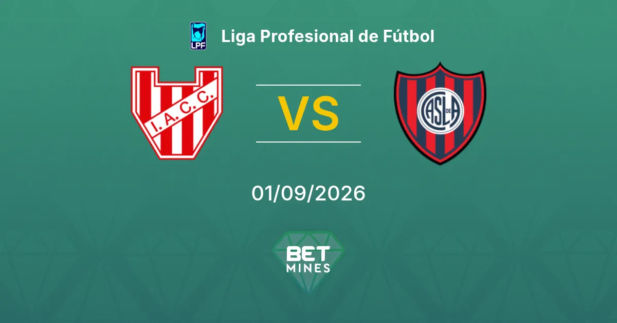 Instituto vs San Lorenzo Prediction: Match Preview and Analysis | Liga Profesional de Fútbol 01-09-2026