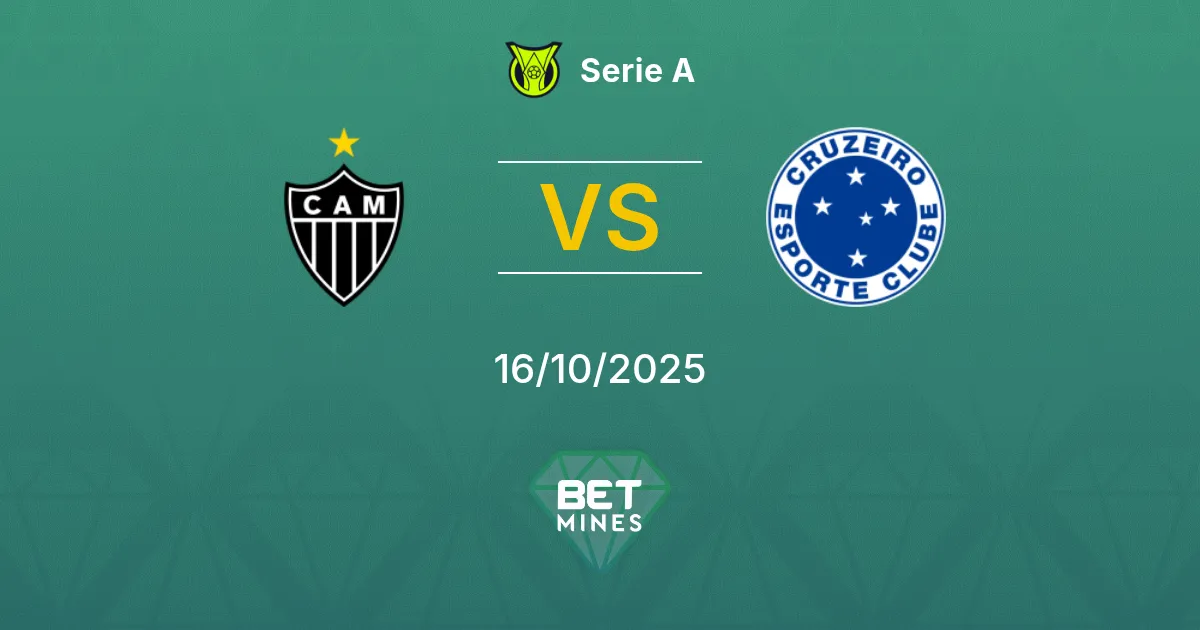 Atlético Mineiro vs Cruzeiro Pronostico: Anteprima e Analisi della Partita | Serie A 16-10-2025