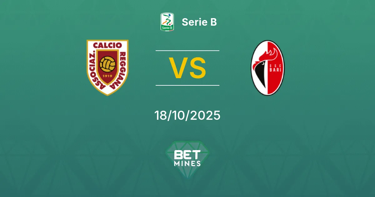 Reggiana vs Bari 1908 Pronostico: Anteprima e Analisi della Partita | Serie B 18-10-2025