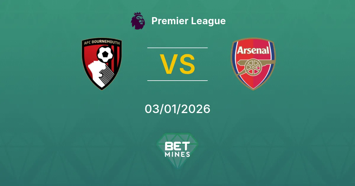 AFC Bournemouth vs Arsenal Pronostico: Anteprima e Analisi della Partita | Premier League 03-01-2026