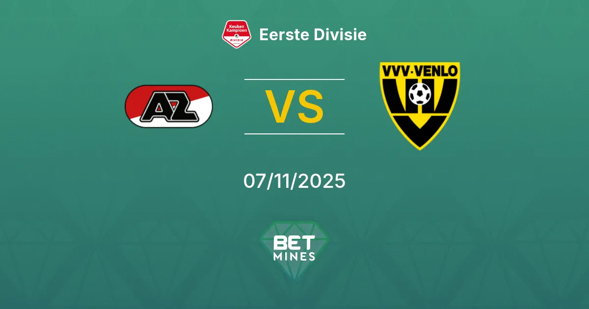 Jong AZ vs VVV-Venlo Prediction: Match Preview and Analysis | Eerste Divisie 07-11-2025