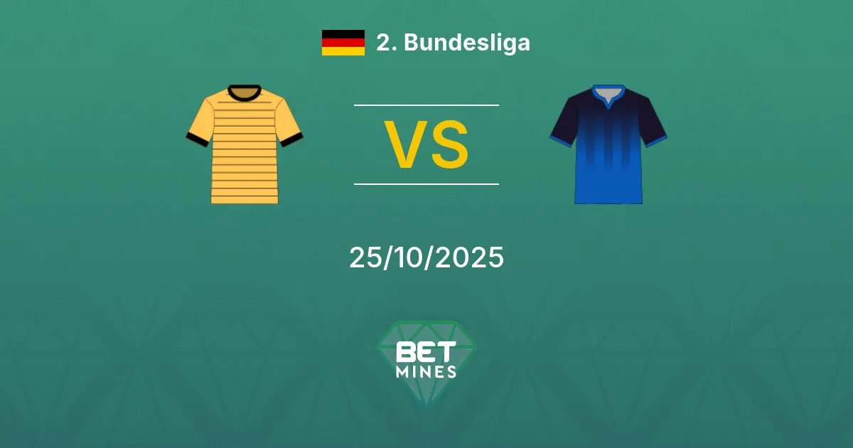 Dynamo Dresden vs Paderborn Prediction: Match Preview and Analysis | 2. Bundesliga 25-10-2025