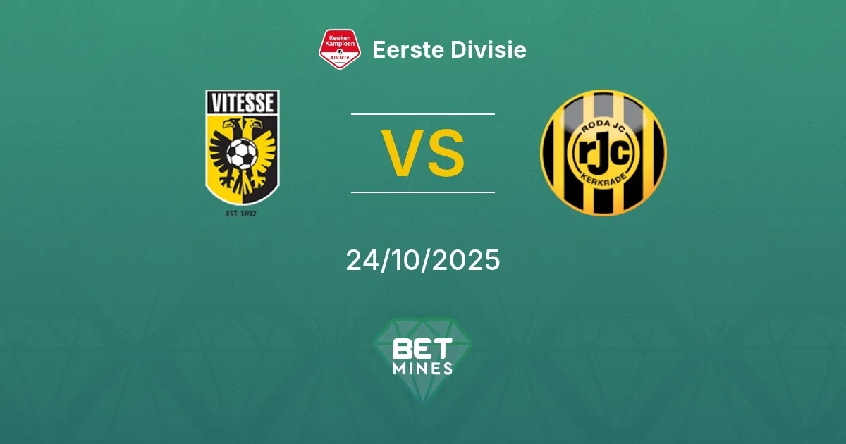 Vitesse vs Roda JC Kerkrade Pronostico: Anteprima e Analisi della Partita | Eerste Divisie 24-10-2025